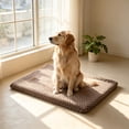 thumbnail image 4 of Dog Bed Crate Mat, Soft Durable Washable Anti-Slip Kennel Pad for Dogs & Cats, Non-Slip Kennel Pad for Crate/Floor/Car (Gray, 21''X30''), 4 of 6
