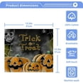 thumbnail image 5 of SKYSONIC Halloween Pumpkin Cotton Washcloths Set of 2, Highly Absorbent Soft Fingertip Towel for Bathroom, Gym, Hotel and Spa, 12 x 12 Inch, 5 of 7