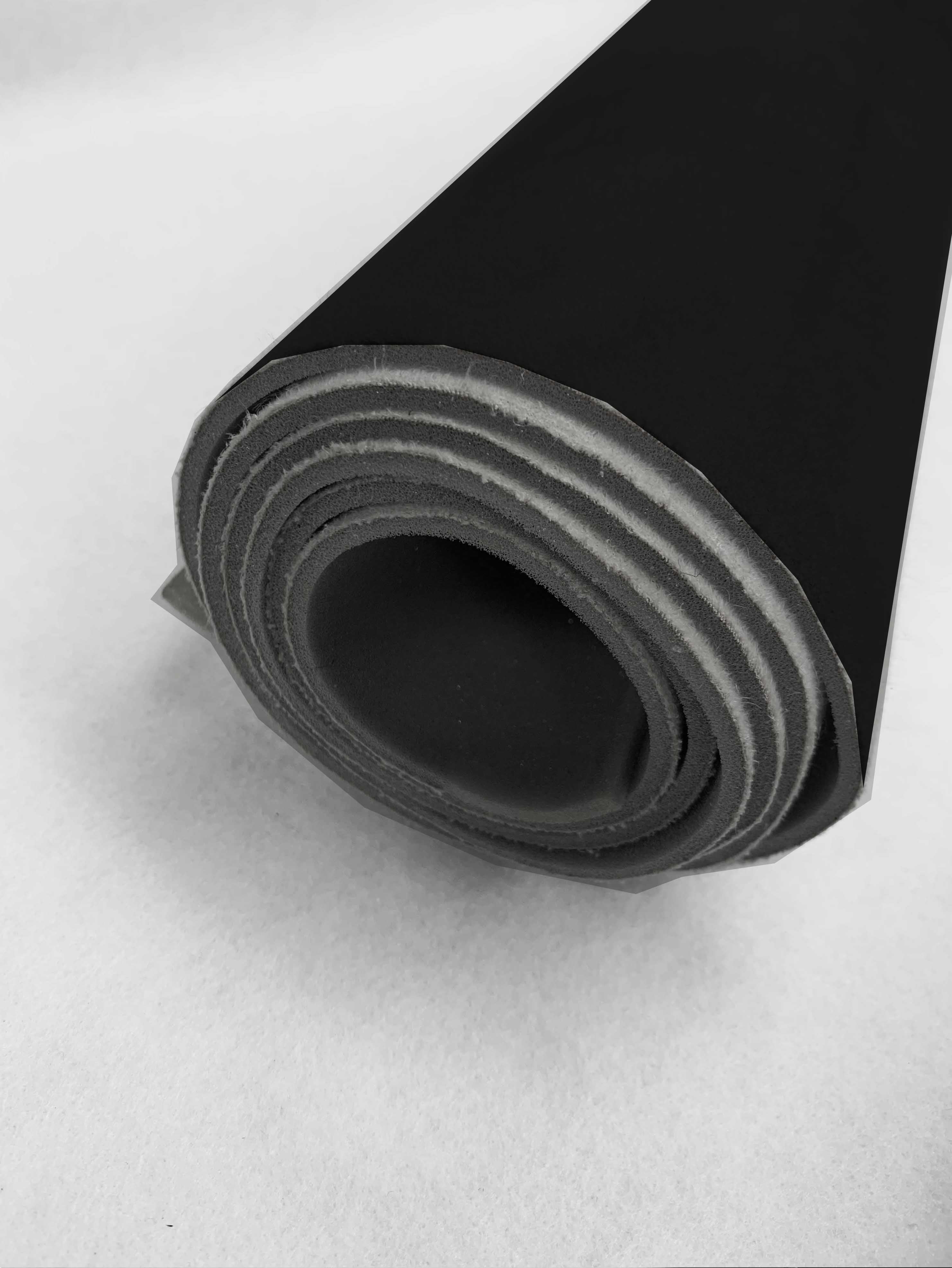 1/8" Backed Foam Spacer Black Faux Suede Headliner Fabric 60" Wide Sold By The Yard