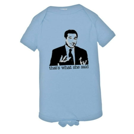

PleaseMeTees™ Baby Thats What She Said Office Michael Scott HQ Jumpsuit