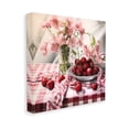 thumbnail image 4 of Stupell Industries Summer Cherries & Florals Food & Beverage Painting Gallery Wrapped Canvas Art Print Wall Art, 17 x 17, 4 of 8