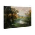 thumbnail image 2 of Stupell Industries Traditional Lakeside Morning in Autumn Light Canvas Art, 24 x 16, by Julia Purinton, 2 of 8
