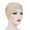 36_Beige, variant on Turbans for Women Head Wrap Hijab Stretch Cloth Forehead Cross Indian Hat Crystal Linen Turban Muslim Bottoming Beanie Hat