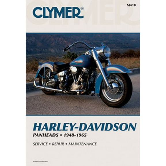 Clymer Repair/Service Manual '48-65 Harley Panheads (CM418)