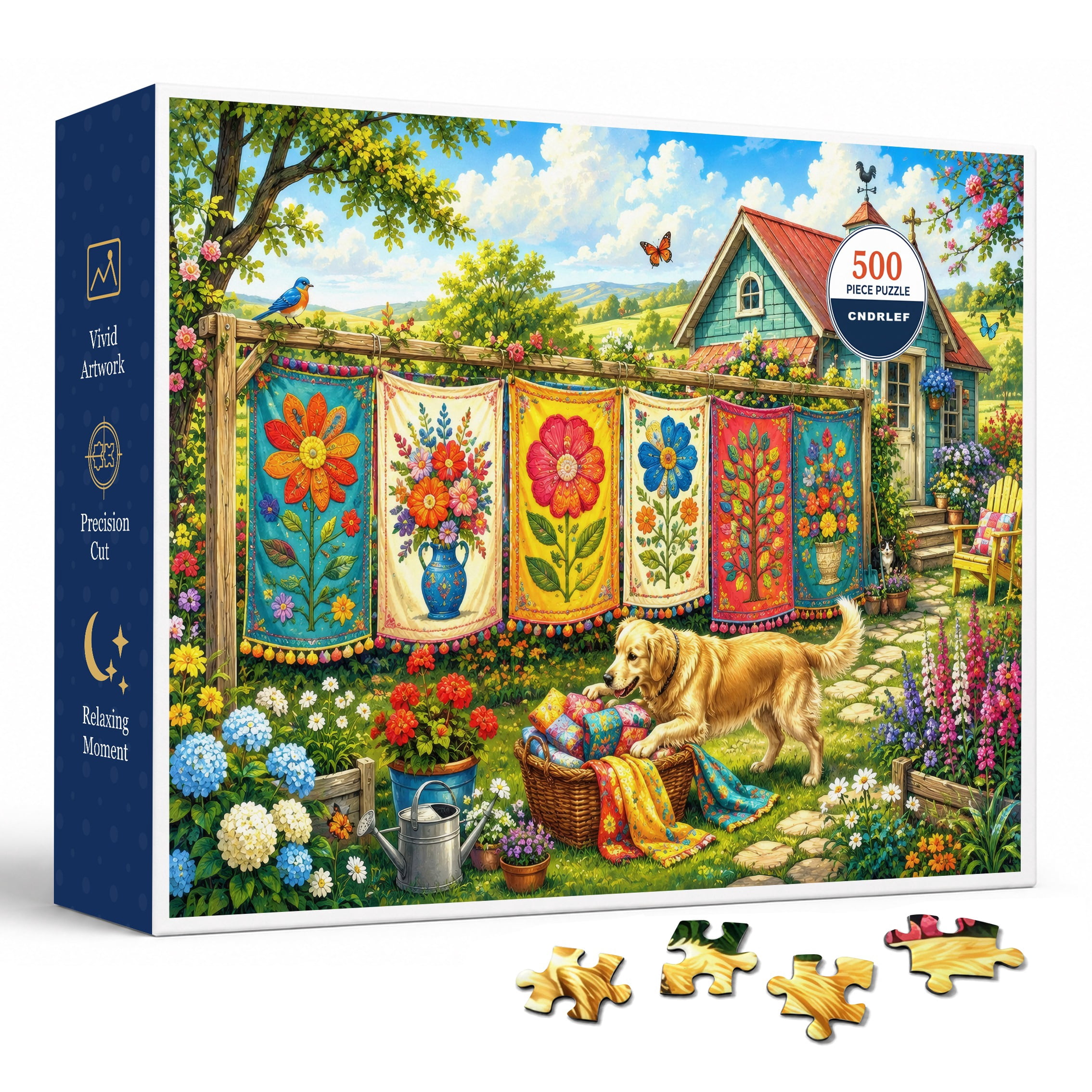 Puzzle 1000 pièces : Joy Laforme Le Marché Joyeux Puzzle 1000 pièces : Joy Laforme Le Marché Joyeux
