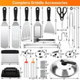 41Pcs Griddle Accessories for Blackstone , Upgrated Stainless Steel BBQ Griddle Kit Grill Tools