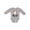 AC-Heather Grey, variant on Oma and Opa Love Me Grandchild Kitty Girls Long Sleeve Baby Bodysuit