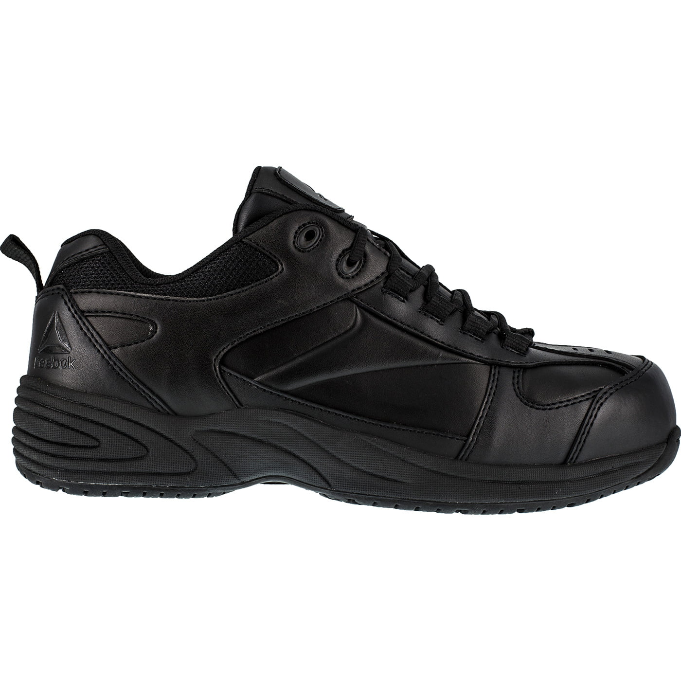 Reebok Black Leather Street Sport Jogger Oxford Jorie Comp Toe 10.5 W - Walmart.com