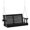 Black, variant on Outsunny 2 Seater Porch Swing Wooden Patio Swing Chair Seat, White