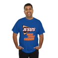 thumbnail image 5 of DJH Apparel | Jesus Nacho Ordinary Savior Christian Unisex T-shirt, 5 of 5