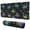 Black Dinosaurs, variant on Long Mouse Pads for Desk,Black Rawr Dinosaur Skeleton Pattern Desk Mats on Top Of Desks, Desk Mouse Pad Extra Large with 3mm Non-Slip Base and Stitched Edge for Gaming,Office,Work,Home 31.5"x11.8"