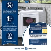 GE Appliances Aluminum Foil Vent Dock Hose Kit for Dryer Machine, 1 Count