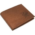 thumbnail image 4 of Marshal USA Star RFID Blocking Real Leather Bifold Trifold Wallet for Men Bifold, 4 of 7