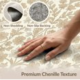 thumbnail image 6 of ODIKA 8'x10' Washable Area Rug Non-Slip Chair-Friendly Mat Vintage Fall Boho Distressed Botanical Vines Border Cream Neutral Flowing for Dining Room, Large Office, Lounge, 6 of 7