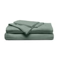 thumbnail image 1 of Cariloha Resort Bamboo Viscose 4-Piece Bed Sheet Set - Odor-Resistant, Sustainable, Hypoallergenic, Soft and Durable - Flat and Fitted Sheets and Two Pillowcases - California King - Ocean Mist, 1 of 7