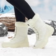 thumbnail image 6 of YOURDIARY Women's Winter Snow Boots Mid-Calf Booties Waterproof Warm Faux Fur Lined, 6 of 9