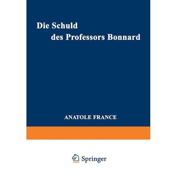 Die Schuld Des Professors Bonnard, (Paperback)