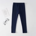 thumbnail image 3 of GYRATEDREAM Toddler Baby Girls Lightweight Cotton Leggings Kids Teen Soft Breathable Solid Color High Waist Stretch Snug Fitting Leggings Trousers for 3-14 Years, 3 of 3