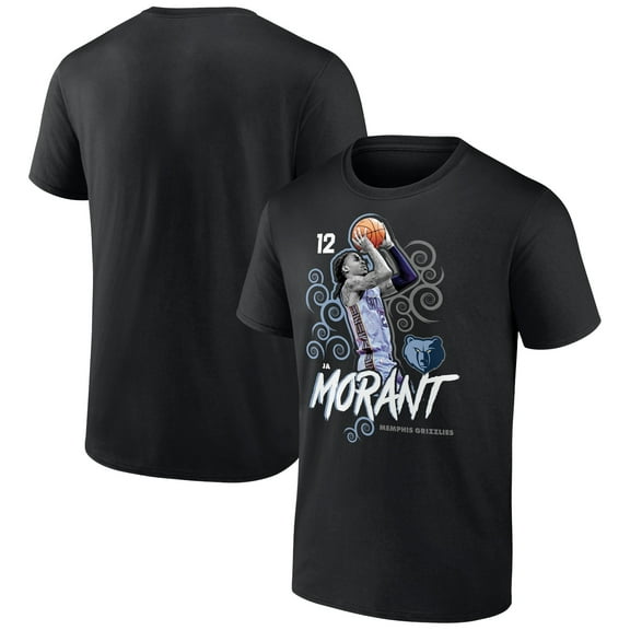 Men's Ja Morant Black Memphis Grizzlies Competitor T-Shirt