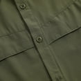 thumbnail image 5 of Youthup Men's Quick-Dry Long Sleeve Button-Down Shirt - Moisture Wicking Outdoor Hiking Fishing Shirt with Multiple Pockets, 5 of 8