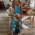thumbnail image 3 of Nautical Green Sea Turtles Sleeveless Dress Woman Fashion Long Dresses Women's Summer Suit Dress Summer 2025 Women, 3 of 7