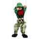thumbnail image 2 of Bewildely Muñeco de marionetas de línea de tracción, marioneta de mano articulada de madera, juguete interactivo para hacer ejercicio, payaso, Juguetes Verde, 2 of 6