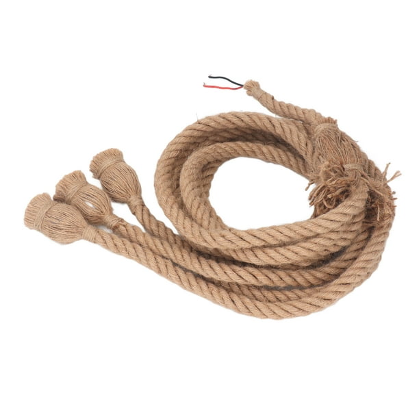 Accesorio De Iluminación Colgante De Cuerda De Cáñamo, Cuerda De Cáñamo Vintage De Luz Colgante 100-240 V Para Granja