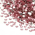 thumbnail image 1 of Paquete de 3000 Strass de Resina con Respaldo Plano, Cristales de 5mm para Manualidades/Ropa/Decoración de Uñas [Rosa Oscuro], 1 of 6