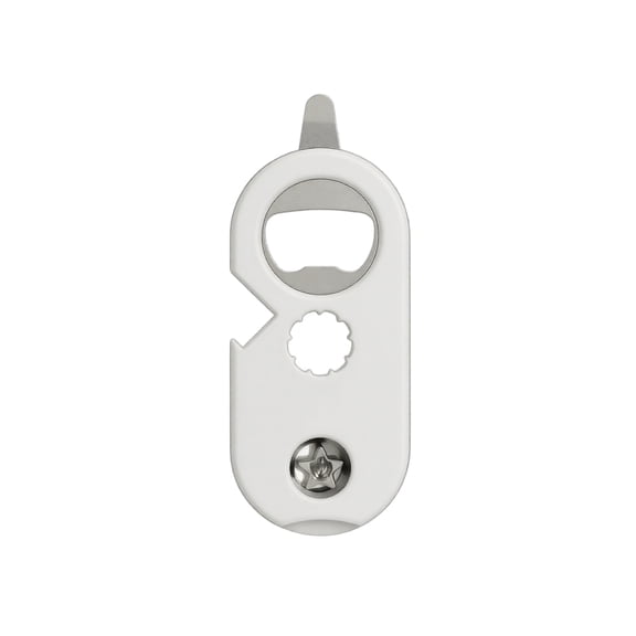 Multi-functional Bottle Opener, Magnetic Fridge Mount Manual Can Opener Stainless Steel for Home Kitchen, Soda Pop Cans, Beer Bottles, and Jar Lids Opening Tool