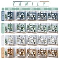 thumbnail image 5 of IOTXY Simple Bookcase with Legs - 3 Tier 7 Cubes Freestanding Low Display Cabinet, Bright Blue, 5 of 8