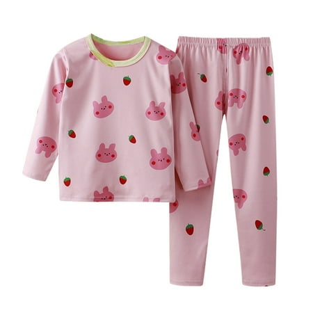 

Outfit for Girls 12-14 for 3-4 Years Children S Clothing Children S Fall and Winter Wool Rack Inside The Suit Baby Long Men and Girls Pajamas Home Wear Kids Clothes