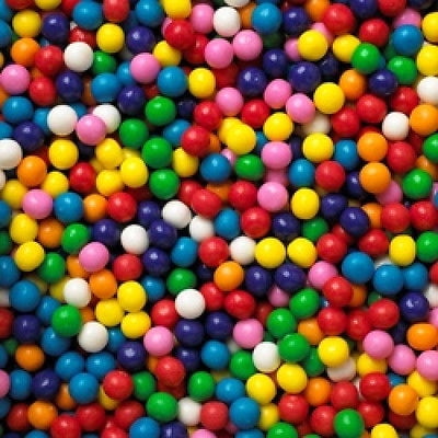 800 ASSORTED MINI MINIATURE SMALL GUMBALLS VENDING MACHINE BULK GUM BALLS CANDY