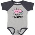 thumbnail image 3 of Inktastic First Birthday Unicorn Cat Girls Girls Baby Bodysuit, 3 of 5