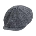 thumbnail image 2 of Sombrero de boina Salvador Sombrero Plano Hombres Sombrero de Golf Cálido Regalo Informal de Invierno Gris claro, 2 of 9