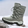 thumbnail image 2 of YOURDIARY Snow Boots For Women Winter Waterproof Shoes Faux Fur Warm Outdoor Boots Hiking Boots, 2 of 8