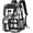 Black, variant on AO ALI VICTORY Clear Backpack, Bookbags Transparent Stadium Approved Travel Daypack See Through Middle College School Bag Large Laptop Backpack for Women Teens Students(Black)