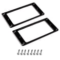 thumbnail image 1 of Milaget 2 Pieces Humbucker Pickup Bottom Frame for LP Electric Guitar Black, 1 of 9