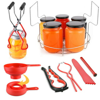 15Packs Canning Jars Starter Supplies Kit Tools Bulk Set: 16oz