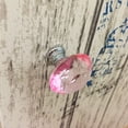 thumbnail image 5 of Uxcell 30mm Crystal Glass Diamond Shape Drawer Knobs Cabinet Pull Handle New Pink 10pcs, 5 of 7