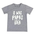 thumbnail image 1 of TZEWGL Cute Shirt For Child Letter Print Short Sleeve Crew Neck Clothes For Infnants size 12-18M, 1 of 4