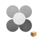 thumbnail image 1 of 10 pzs Posavasos Para Cafe Mesa Tejido A Mano Lab.G, Gris solido, 1 of 5