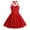 Red, variant on AJTQTH Sundress for Girls Halter Neck Polka Dots High-Waisted Gowns Cute Bowknot Frocks Tunic Flowy Maxi Dress for Summer Casual Party Black 6 Years