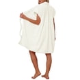 thumbnail image 3 of INSPIRE CHIC Women's Short Sleeve Terry Towel Bathrobe Absorbent Spa Wrap with Adjustable Belt for Shower & Beach One Size White, 3 of 6