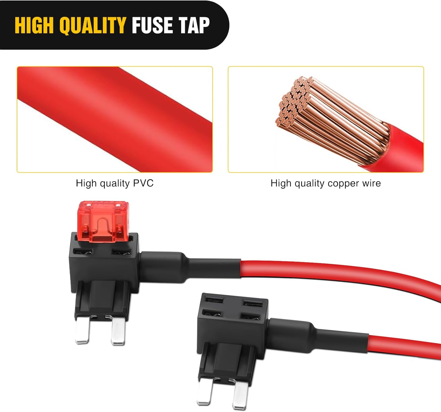 Nilight Fuse Adapter Fuses Holder TIPM Bypass 14AWG Wire 20 AMP Repair Fuel Pump Relay Cable Compatible with Dodge Ram 1500 2500 3500 Chrysler Jeep VW 2007-2016 Replace CBWPR091AA