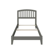 Richmond Twin XL Traditional Bed in Grey