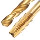 thumbnail image 5 of Uxcell 1pcs M8 x 1.5 Tapa de Rosca de Fluta Recta 1pcs Juego de Broca de 6.5mm Recubierto de Ti, 5 of 7
