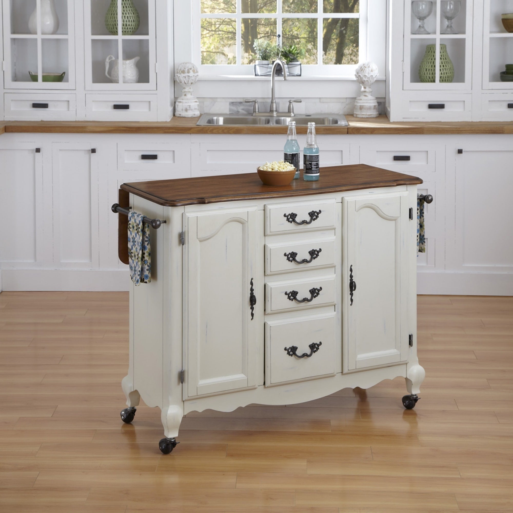 Home Styles The French Countryside Kitchen Cart by