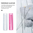 thumbnail image 4 of OFFIGAM Sewing Ruler Set, 4 Pieces Plastic Assorted Colors for Beginners, Sweater Pin Measuring Tool, 4 of 11