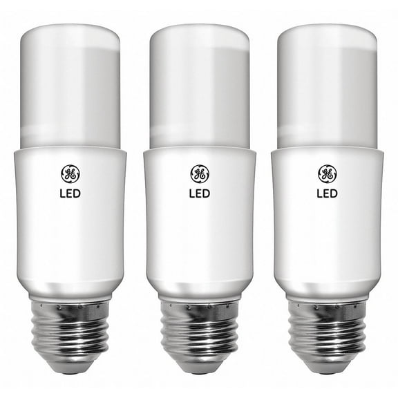 LED Bulb,  A19,  Medium Screw (E26),  5000K,  800 lm,  9W,  120VAC,  PK 3