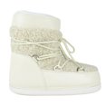 thumbnail image 3 of Top Moda Women Shoes Rain Snow Winter Waterproof boots Warm Sherpa Faux Fur Ankle Bootie Lace Up Emmett-36 Off-White Beige Ivory 6, 3 of 5
